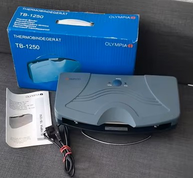 OLYMPIA THERMAL BINDER TB-1250